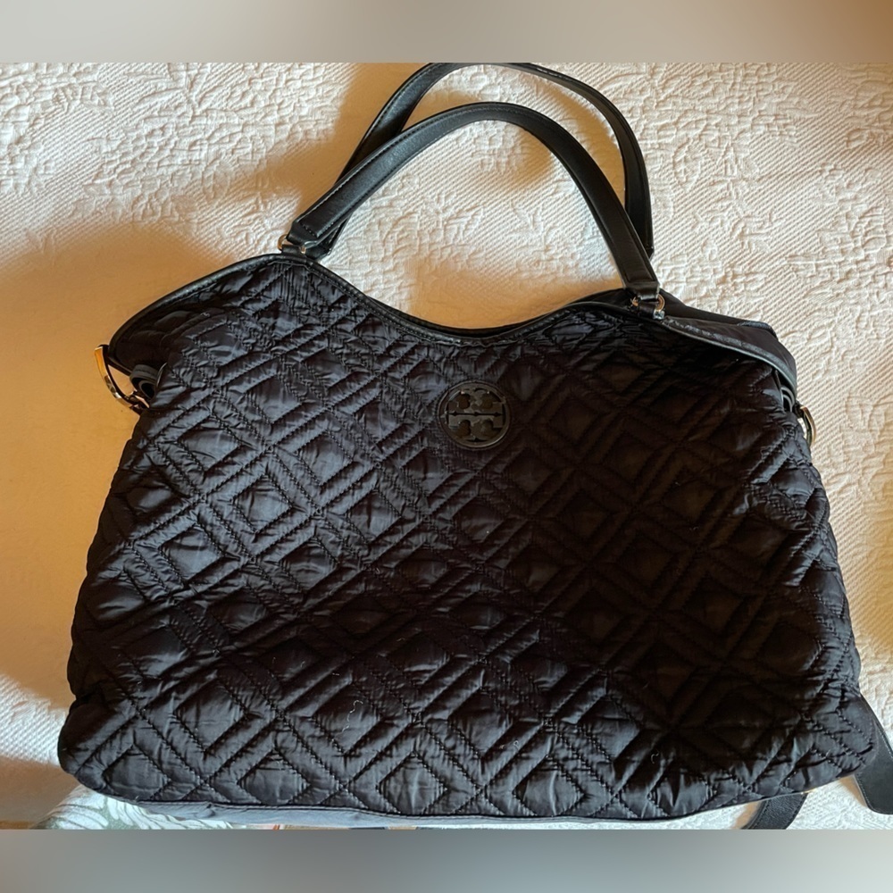 Tory Burch quilted slouch diaper bag - Picture 4 of 10